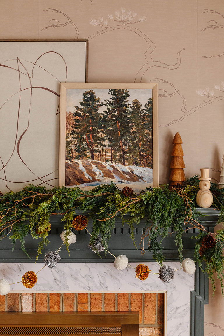How To Decorate Your Wintertime Mantel
