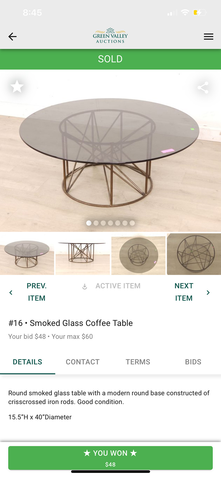Online Auction Secondhand Scores