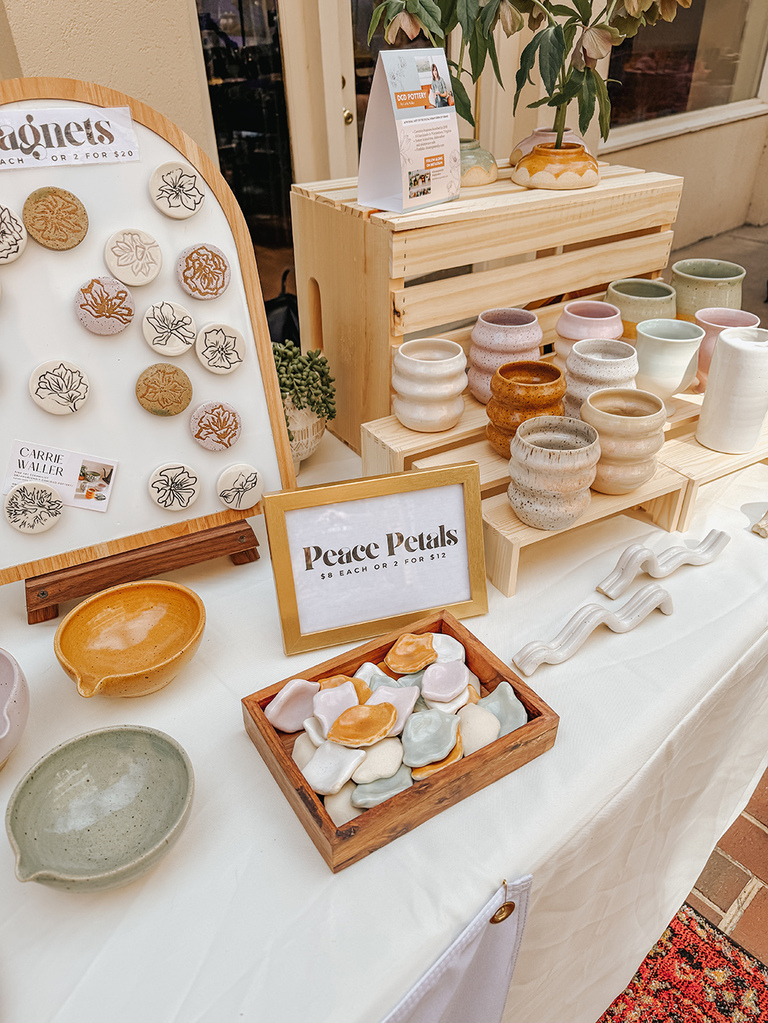Art Market Booth Styling Tips