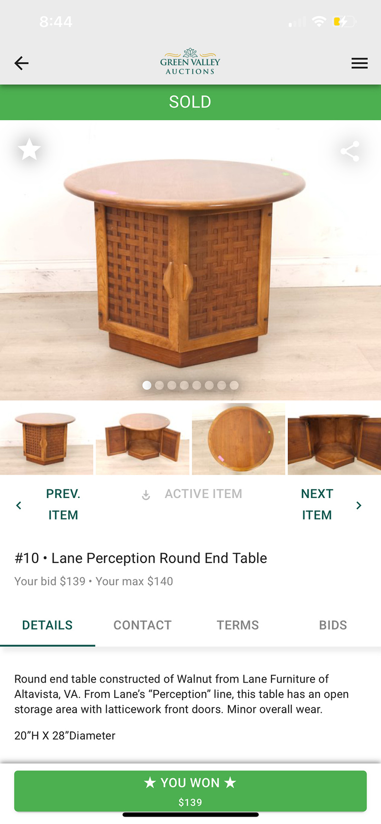 Online Auction Secondhand Scores