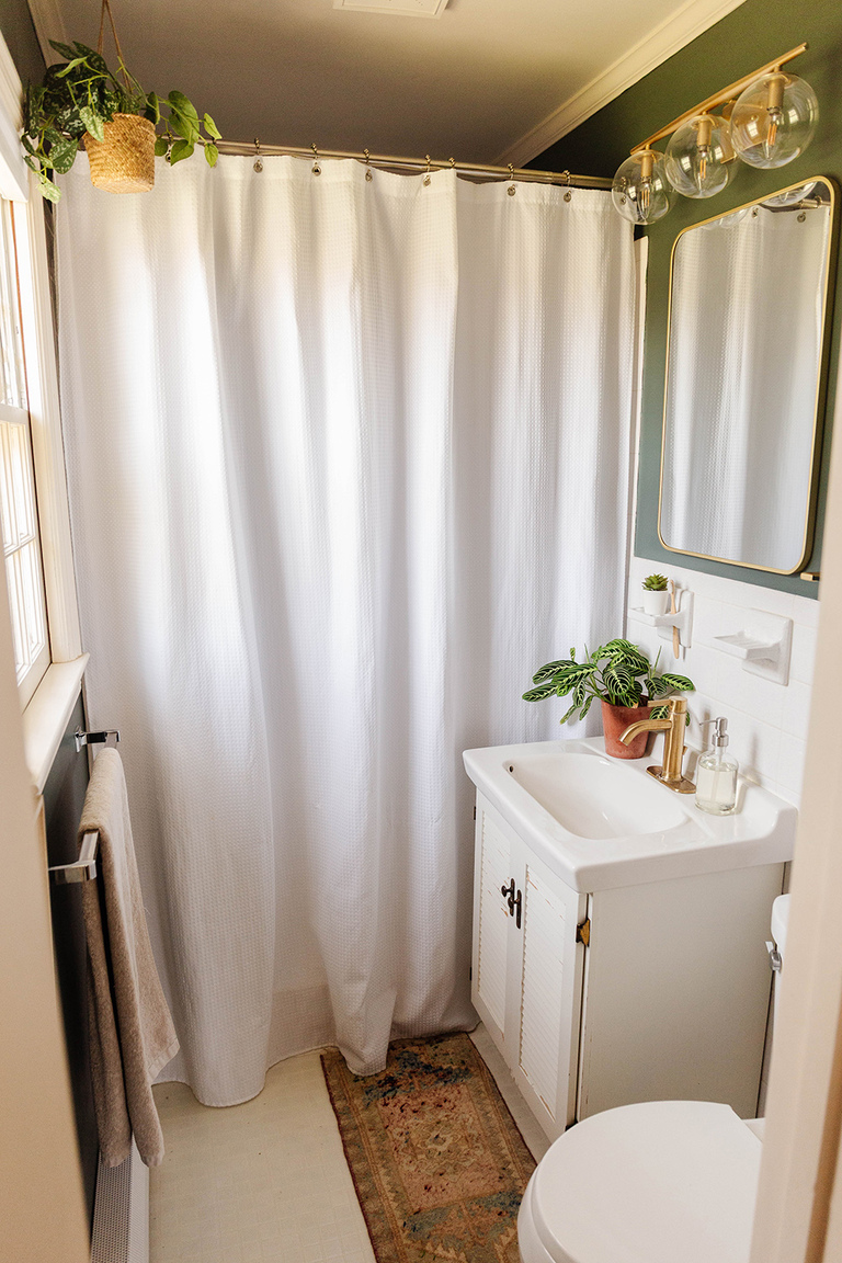 Bold And Moody Bathroom Makeover Tour