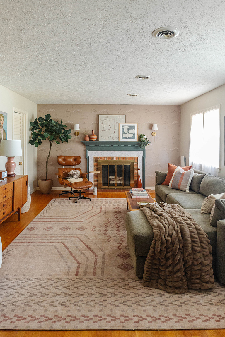 Modern Living Room Makeover Before/After