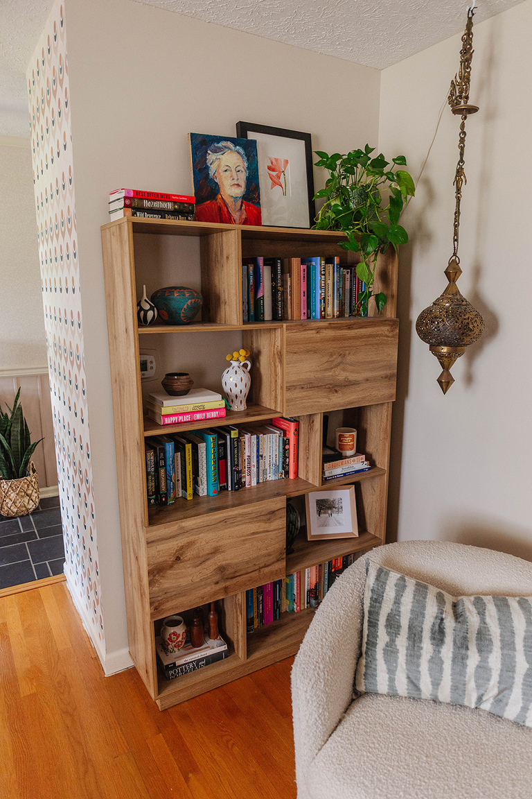 Styling A Dedicated TBR Book Nook Shelf