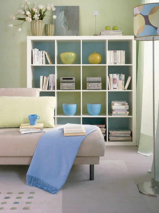 ColordesignwithpastelBookshelfPastel.550x733 Dream Green DIY