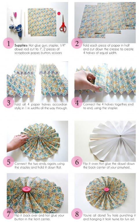 How to Make a Paper Pinwheel