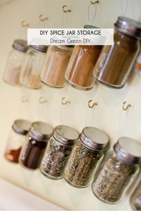 DIY Spice Jar Organization - Jaylynn Little