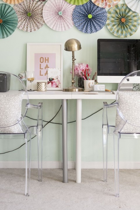 Spray paint ikea desk cheap legs