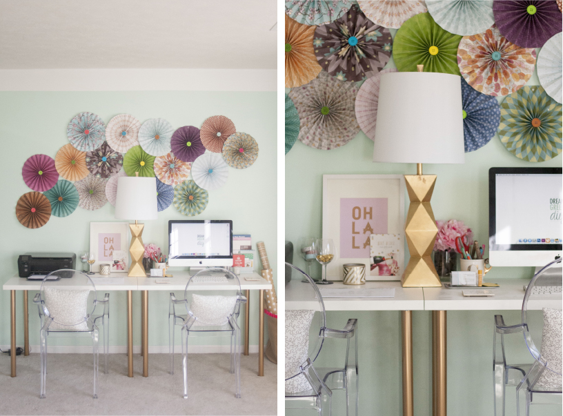 ikea desk hack table diy linnmon legs hacks paint leggy spray dreamgreendiy desks painted office dream anywhere scrapbook tables