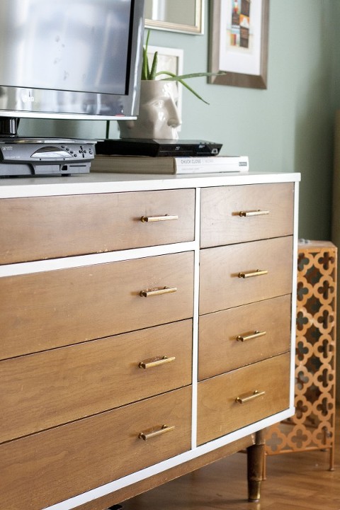 Two Tone Dresser - Dream Green DIY