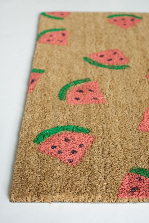 How To Make A DIY Watermelon Welcome Mat