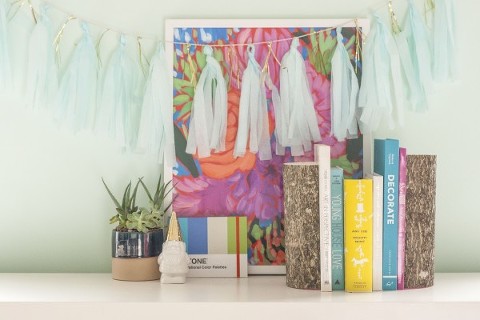 eHow-DIY-Log-Bookends-19