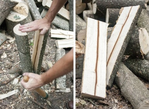 eHow-DIY-Log-Bookends-38