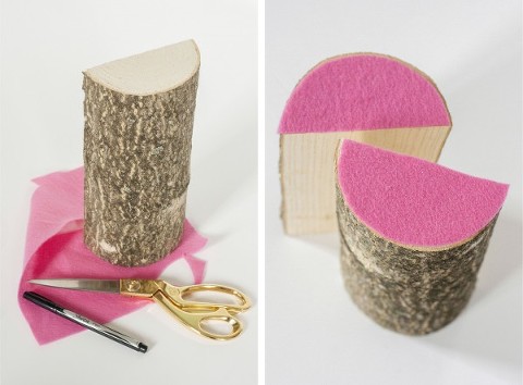 eHow-DIY-Log-Bookends-39