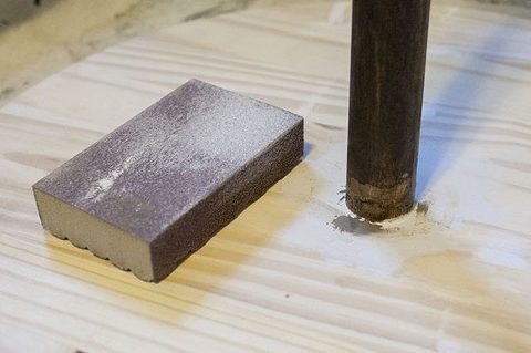 DIY Two-Tone Scarf Stand