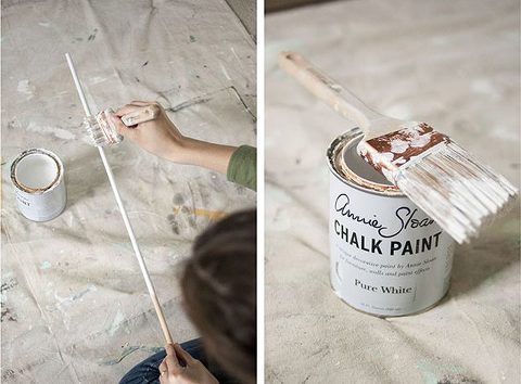 DIY Two-Tone Scarf Stand