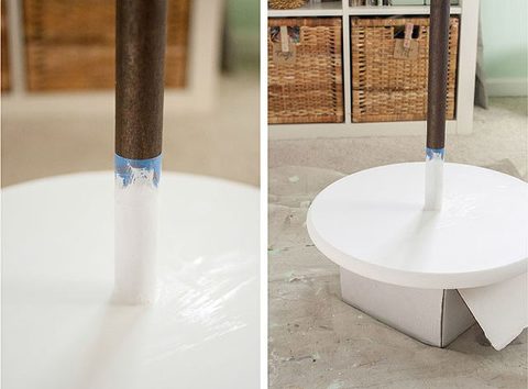 DIY Two-Tone Scarf Stand