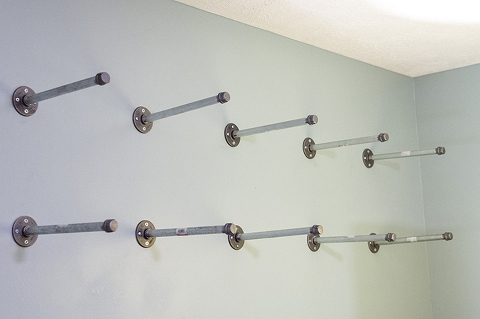 DIY Industrial Built-In Shelving | Dream Green DIY