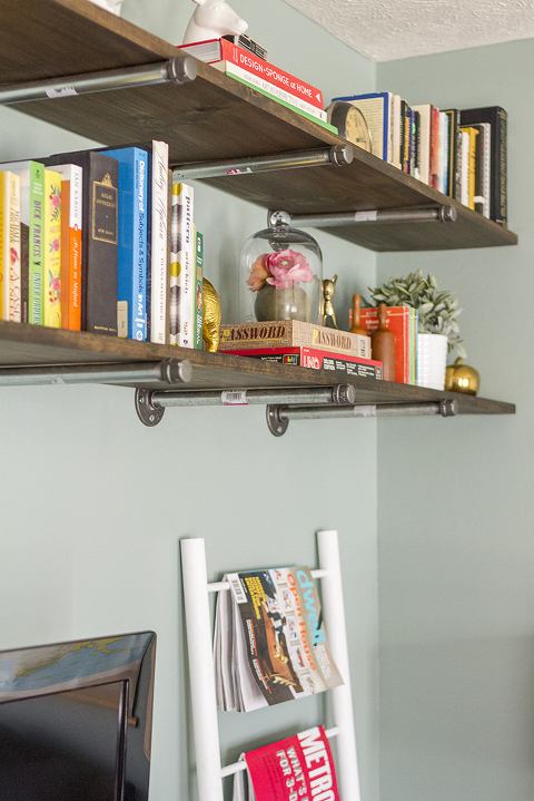 DIY Industrial Built-In Shelving | Dream Green DIY