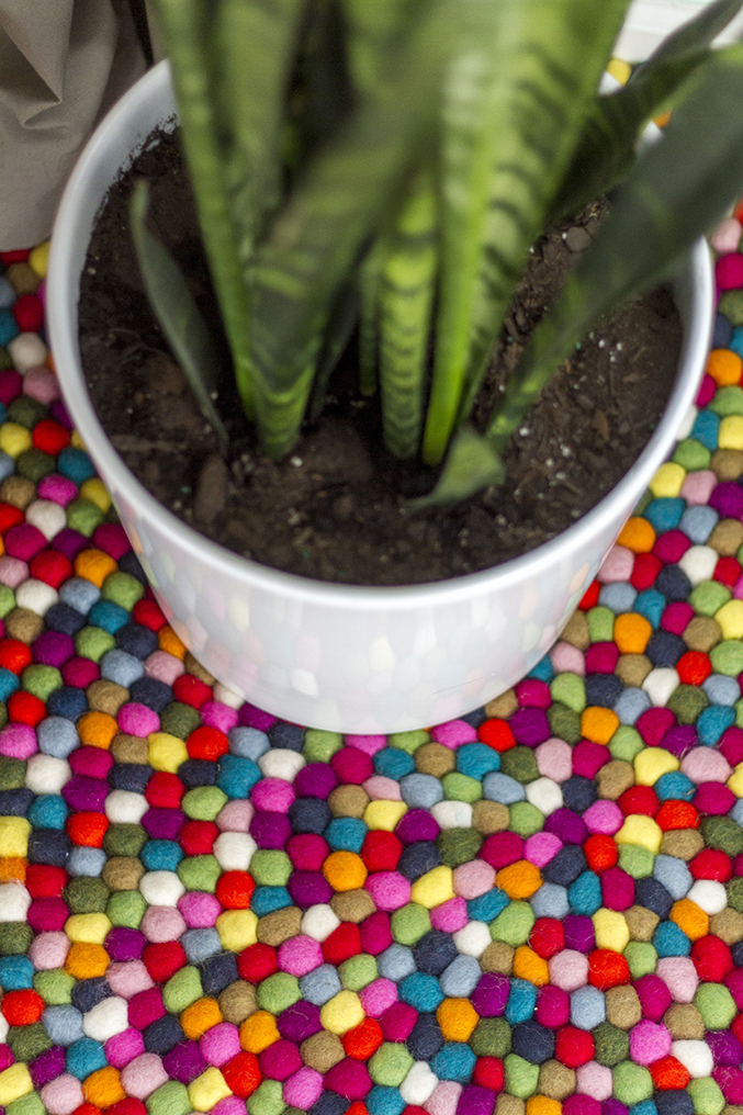 Felt Ball Rug | Dream Green DIY