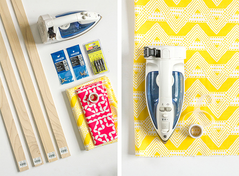 DIY Fabric Wall Art (plus a $50 Josi Severson Studio & Boutique fabric giveaway) | Dream Green DIY 