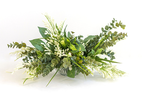 DIY Faux Flower Arranging - Dream Green DIY