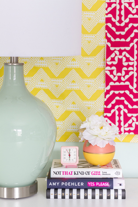 DIY Fabric Wall Art (plus a $50 Josi Severson Studio & Boutique fabric giveaway) | Dream Green DIY 