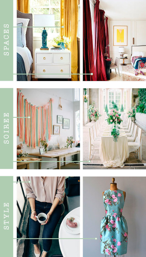 Spaces + Soirée + Style: Silk | Dream Green DIY