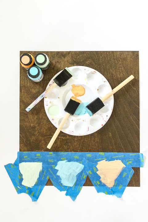 Painted DIY Clipboard Wall Frame | Dream Green DIY