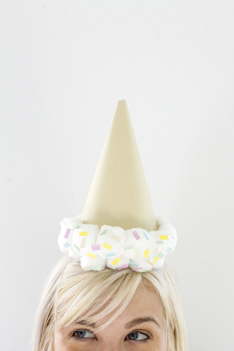 DIY Upside Down Ice Cream Cone Party Hat | Dream Green DIY + @ehow
