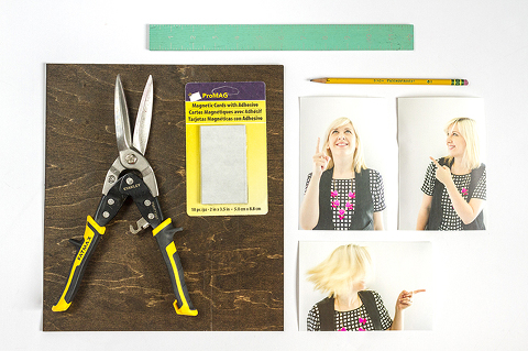 DIY Photo Message Magnets | Dream Green DIY + @snapboxprints