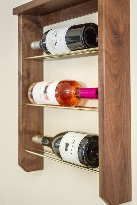 DIY Wood And Brass Wine Rack | Dream Green DIY