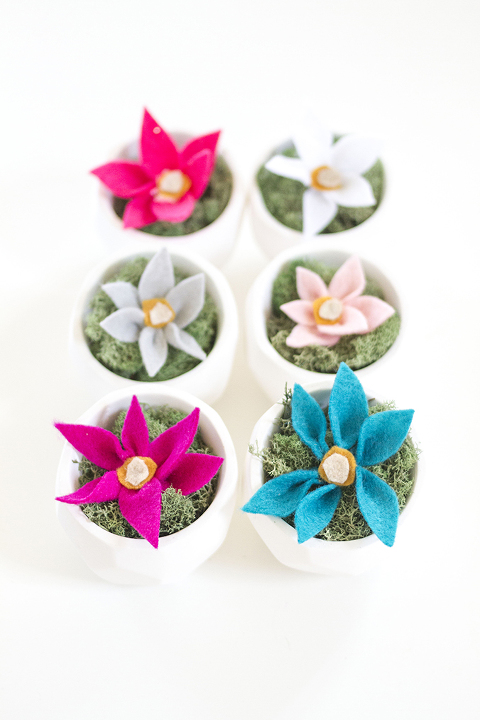 DIY Felt Flowers | Dream Green DIY