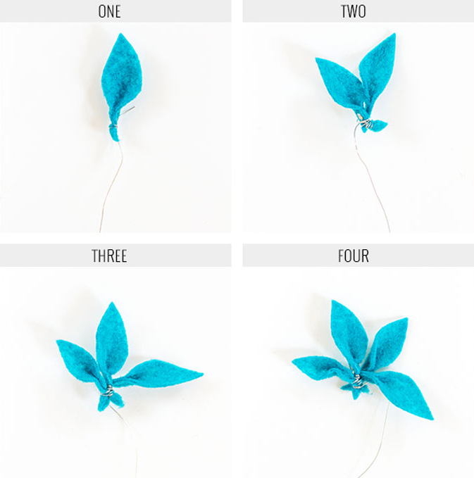 DIY Felt Flowers | Dream Green DIY