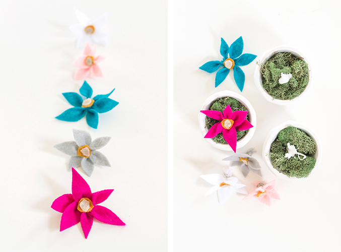 DIY Felt Flowers | Dream Green DIY