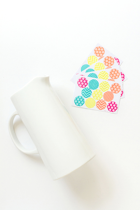 10 Minute DIY Polka Dot Pitcher | Dream Green DIY