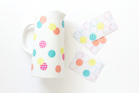 10 Minute DIY Polka Dot Pitcher | Dream Green DIY