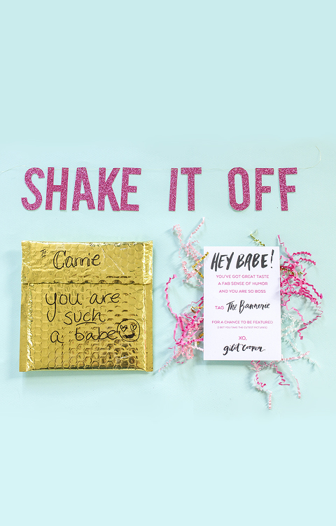 "Shake It Off" Banner via The Bannerie | Dream Green DIY