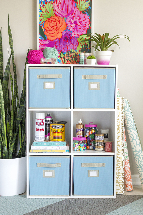 How To Organize Your Craft Room | Dream Green DIY + @homedepot