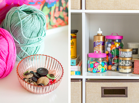 How To Organize Your Craft Room | Dream Green DIY + @homedepot