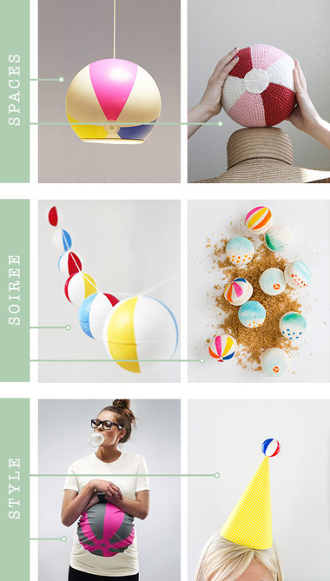 Beach Ball Themed Inspiration For Your Home & Life | Dream Green DIY