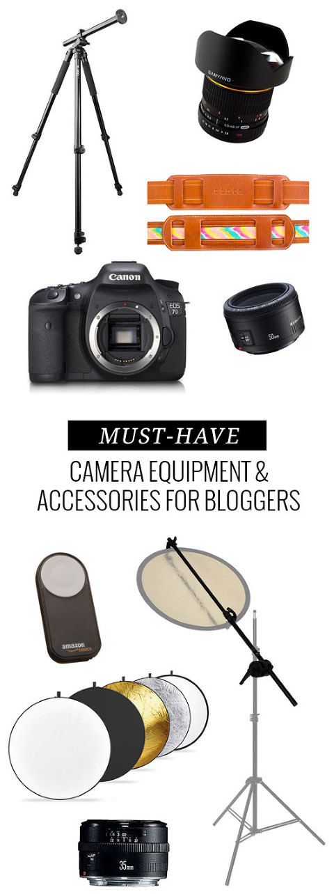 Camera Equipment Accessories For Bloggers