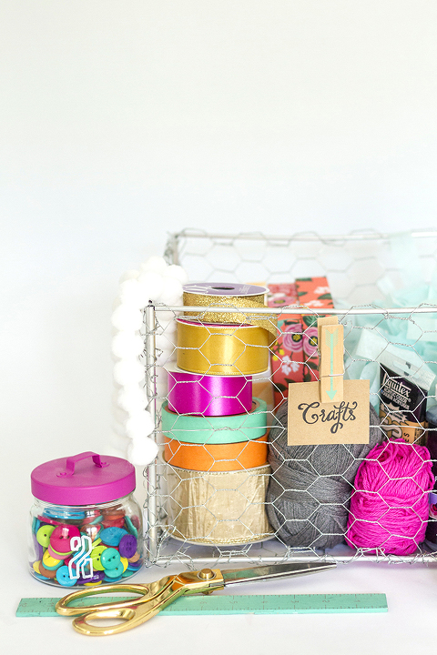 How To Make A DIY Industrial Wire Basket | Dream Green DIY