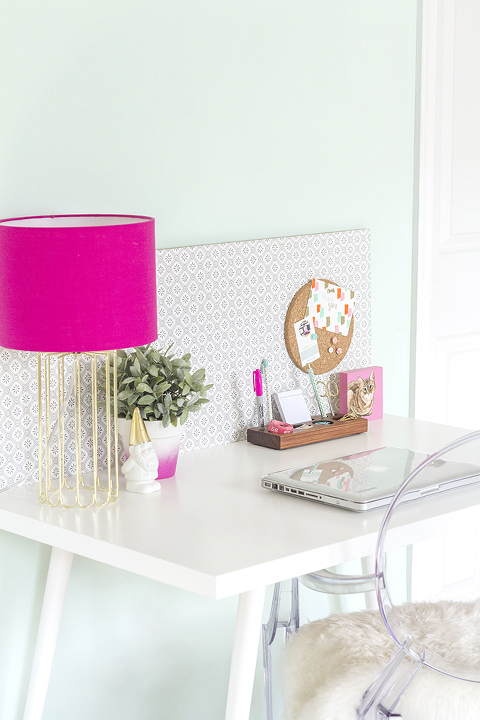 DIY Mid-Century Style IKEA Desk Hack | Dream Green DIY