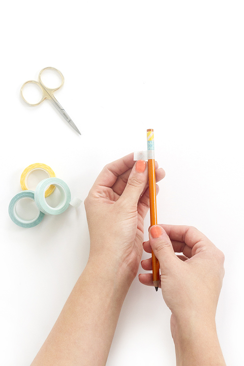 How To Add 3 DIY Embellishments To Plain Pencils | Dream Green DIY