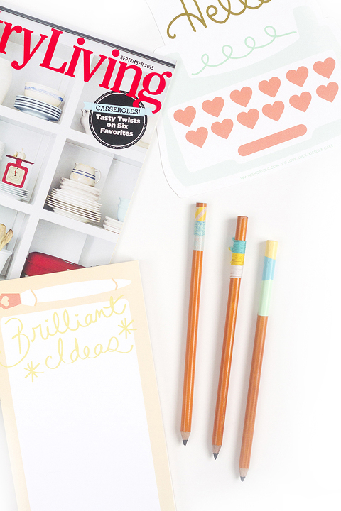 How To Add 3 DIY Embellishments To Plain Pencils | Dream Green DIY