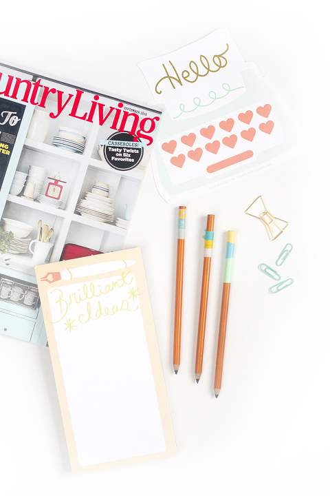 How To Add 3 DIY Embellishments To Plain Pencils | Dream Green DIY