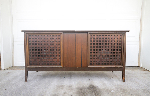 Retro Record Cabinet New Life With Paint