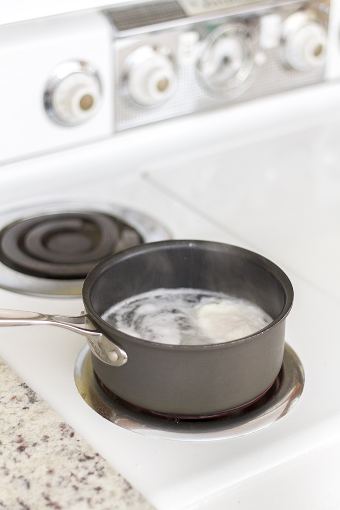 Southwestern Poached Egg Bagel Recipe | Dream Green DIY