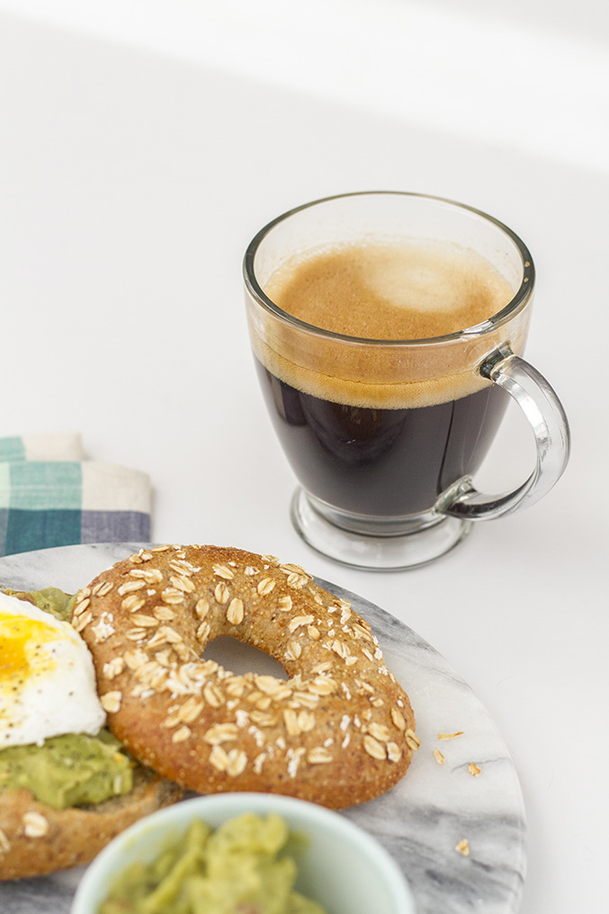 Southwestern Poached Egg Bagel Recipe | Dream Green DIY