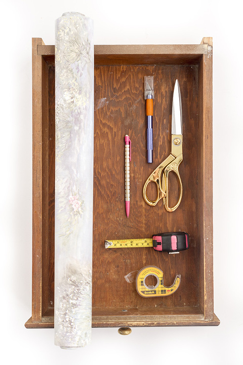 Wallpaper Hack: Drawer Liners